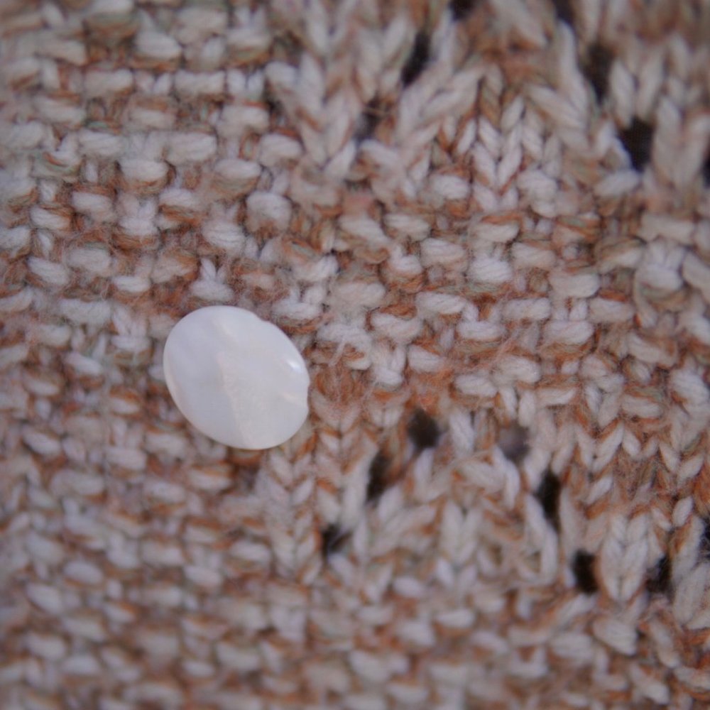 Vintage Handmade Knit Sweater/Coat - Picture 4 of 5